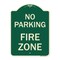 Signmission No Parking Fire Zone Heavy-Gauge Aluminum Architectural Sign, 24" x 18", G-1824-23616 A-DES-G-1824-23616 - alternate 1